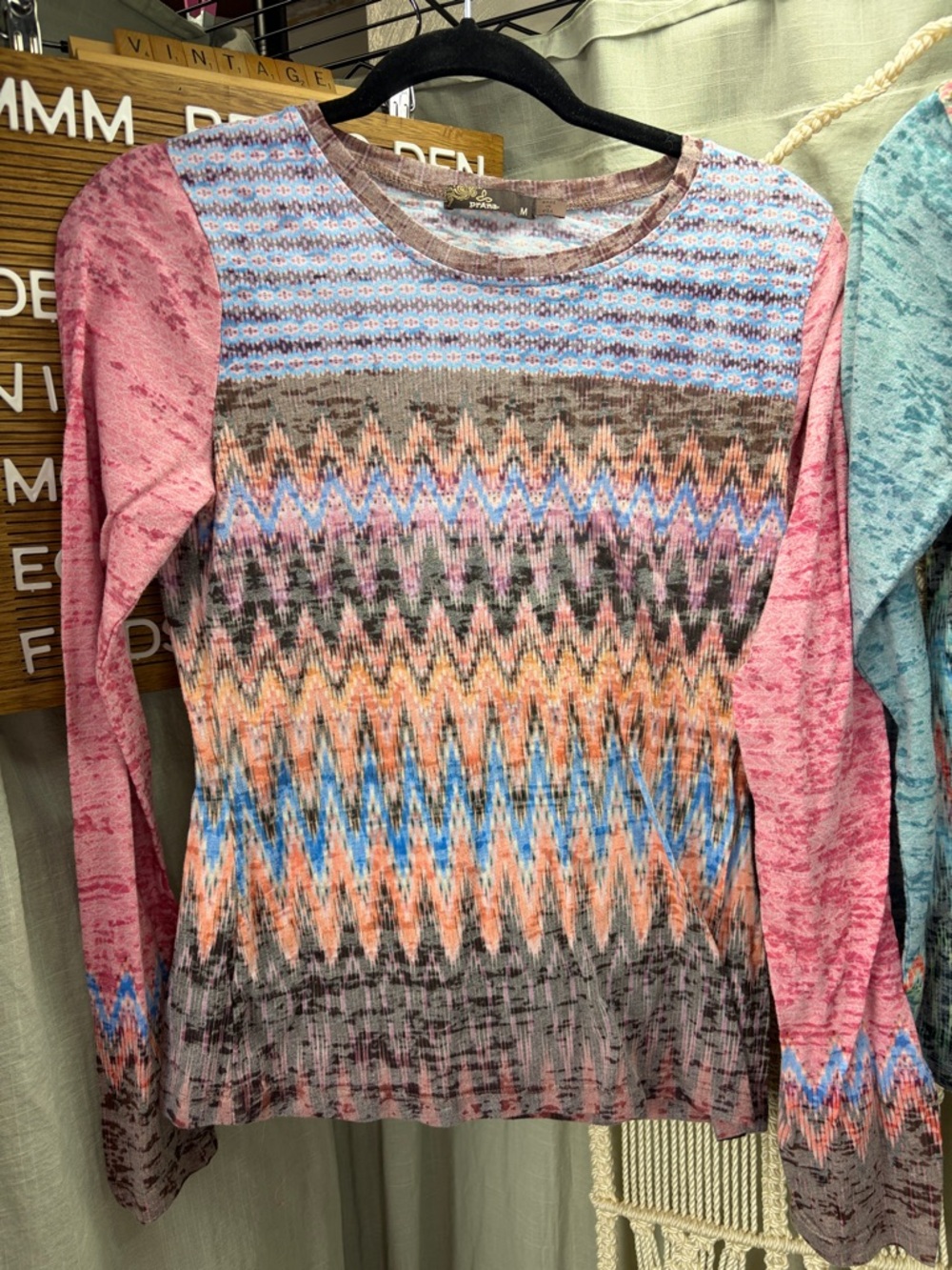 Prana Lottie Long Sleeve Lightweight Burnout Top | Set of Two (2) | Medium - Picture 2 of 13